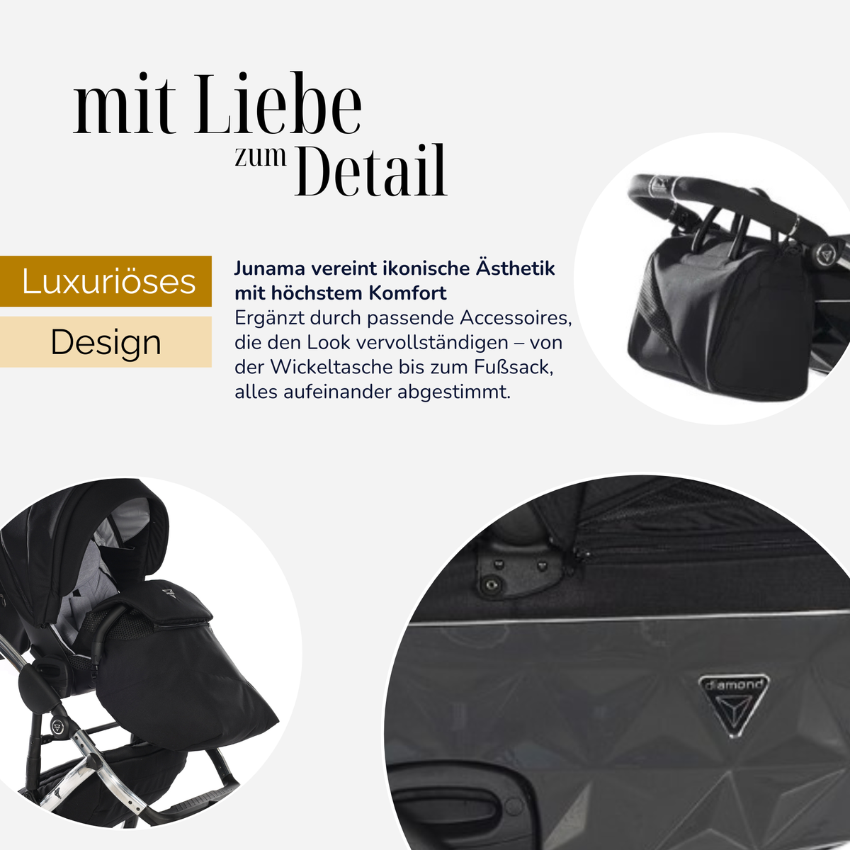 JUNAMA Kombikinderwagen Diamond S-Line
