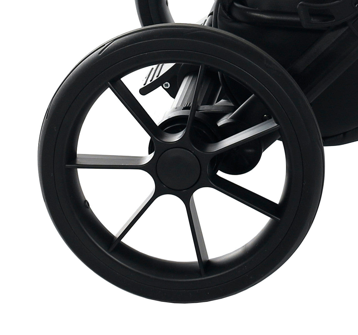 JUNAMA Kinderwagen Ersatz-Hinterreifen mit 7 Speichen