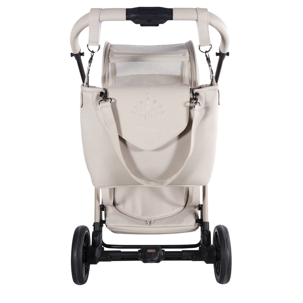 JUNAMA 2-in-1 Hunde Buggy und Trägerbox
