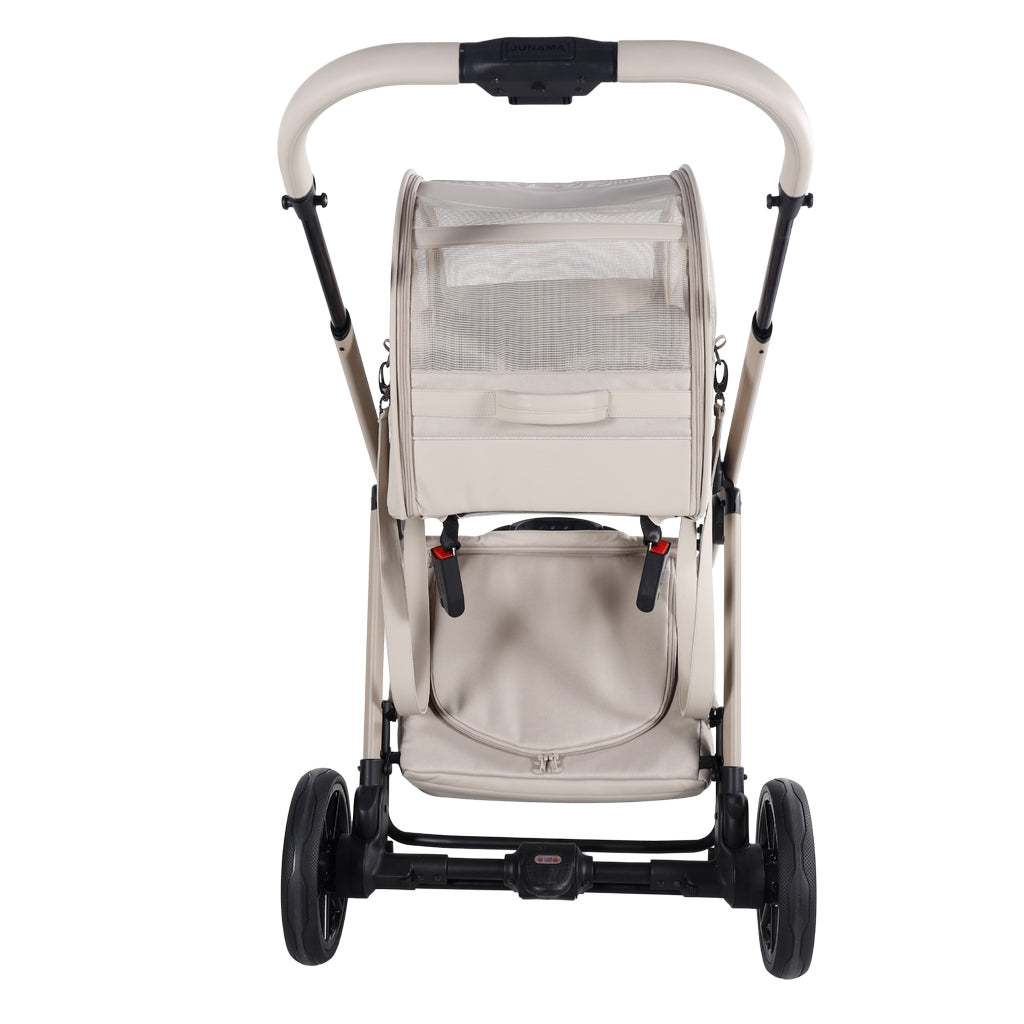 JUNAMA 2-in-1 Hunde Buggy und Trägerbox