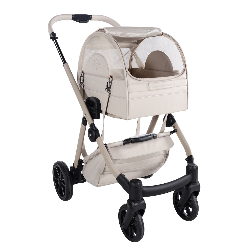 JUNAMA 2-in-1 Hunde Buggy und Trägerbox