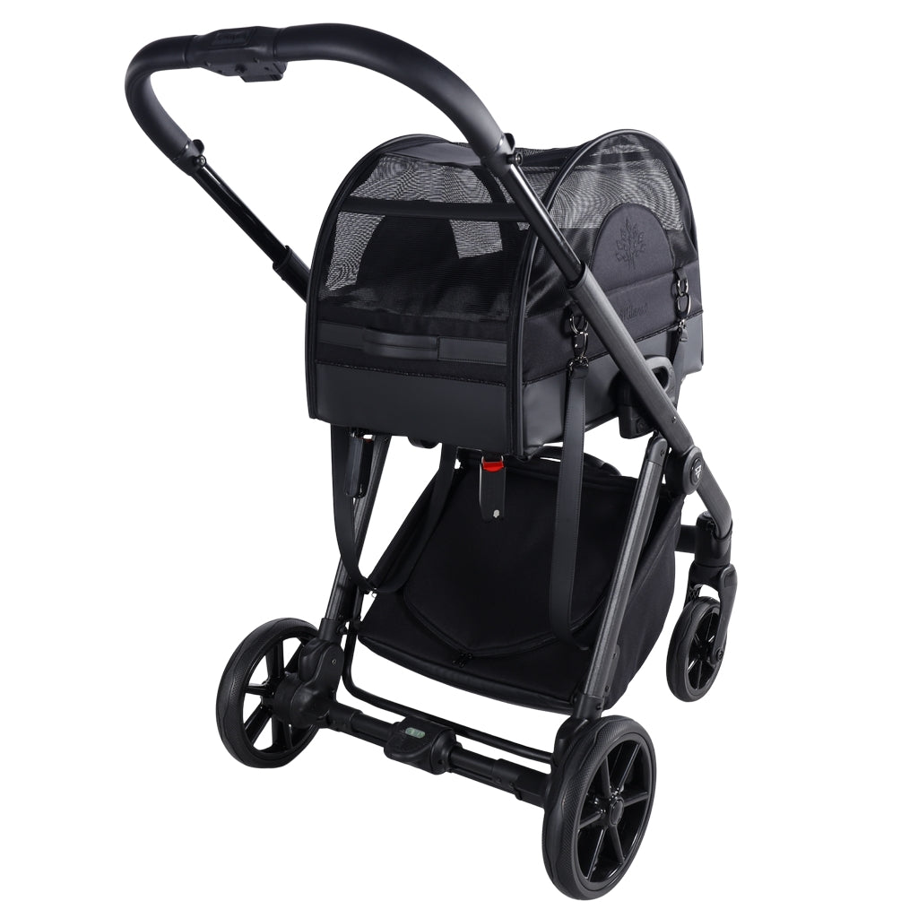 JUNAMA 2-in-1 Hunde Buggy und Trägerbox