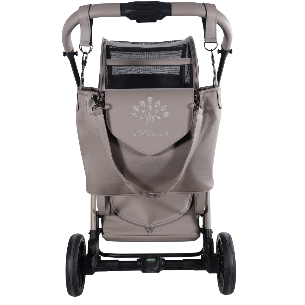 JUNAMA 2-in-1 Hunde Buggy und Trägerbox