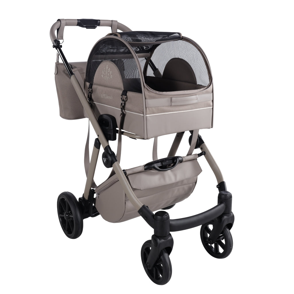 JUNAMA 2-in-1 Hunde Buggy und Trägerbox