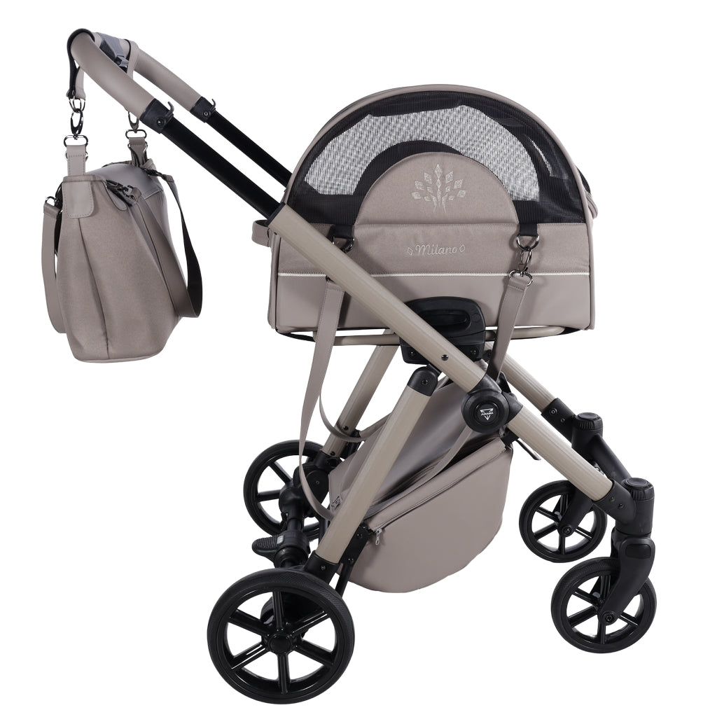 JUNAMA 2-in-1 Hunde Buggy und Trägerbox