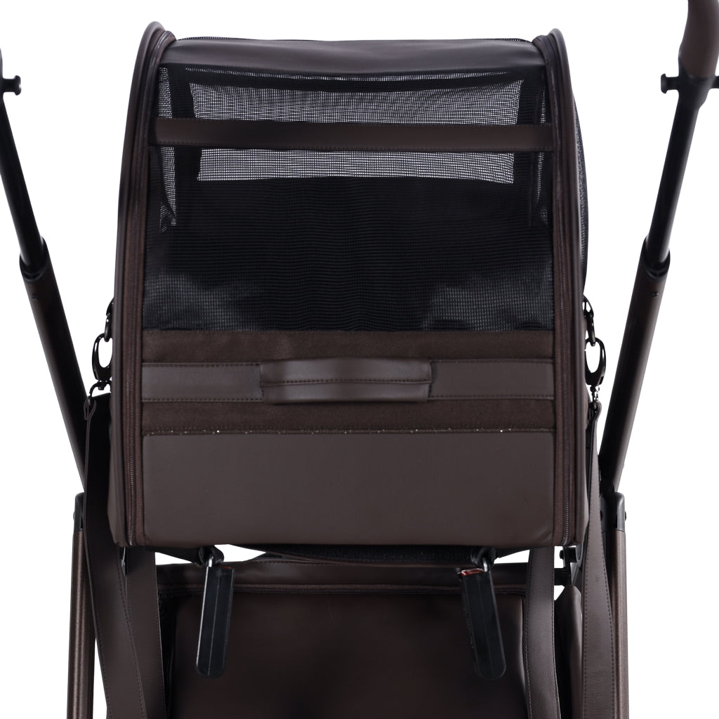JUNAMA 2-in-1 Hunde Buggy und Trägerbox