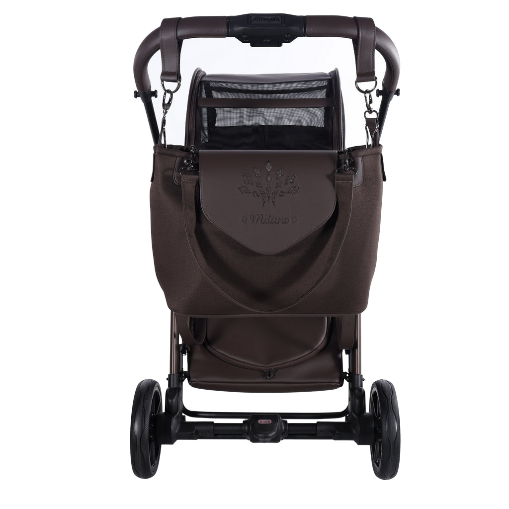 JUNAMA 2-in-1 Hunde Buggy und Trägerbox