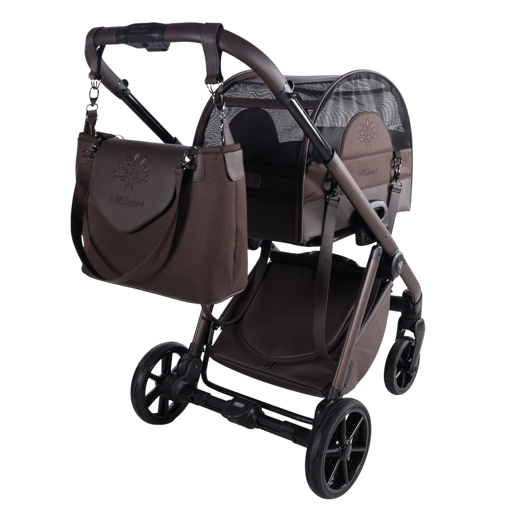 JUNAMA 2-in-1 Hunde Buggy und Trägerbox