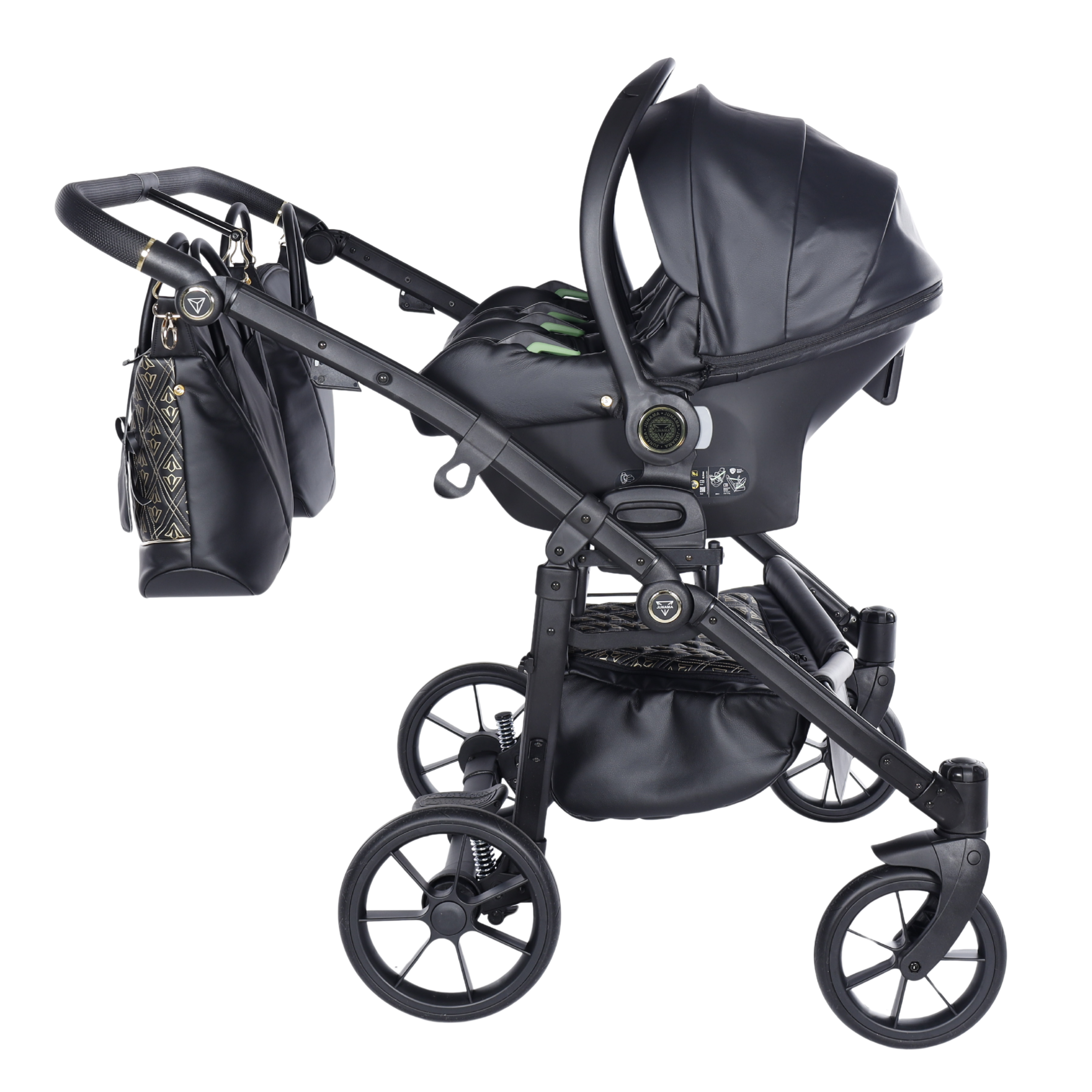 JUNAMA Zwillingskinderwagen Duo Art Deco